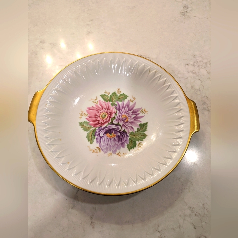 Vintage Alka Kunst Bavaria West Germany Dresden 12" Plate.